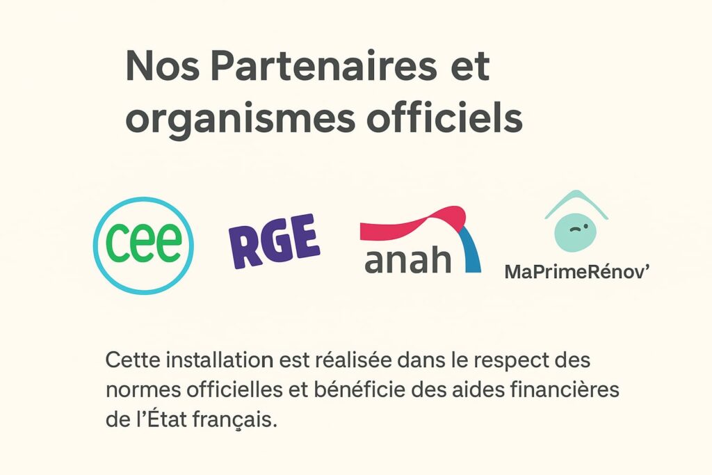 Les partenaires et les organismes 
CEE-RGE-ANAH-MAPRIMENRENOV
de TotalEcoFrance